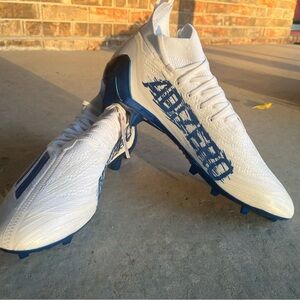 Adidas Adizero Primeknit Low Top Royal Blue White Football Cleats GV9621 Size 13